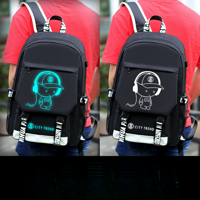 New Student Men's Casual Trend Large Capacity Backpack, Lightweight Spine Protection, Suitable For Middle School Students,_voghion.com